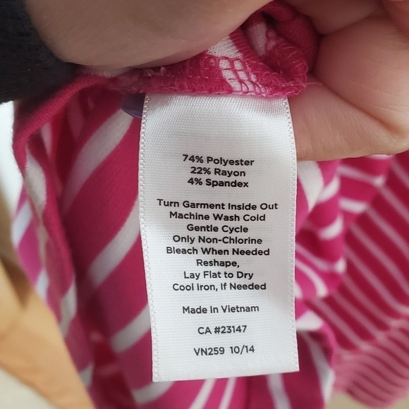 Talbots A-Line Striped Dress - Picture 8 of 9